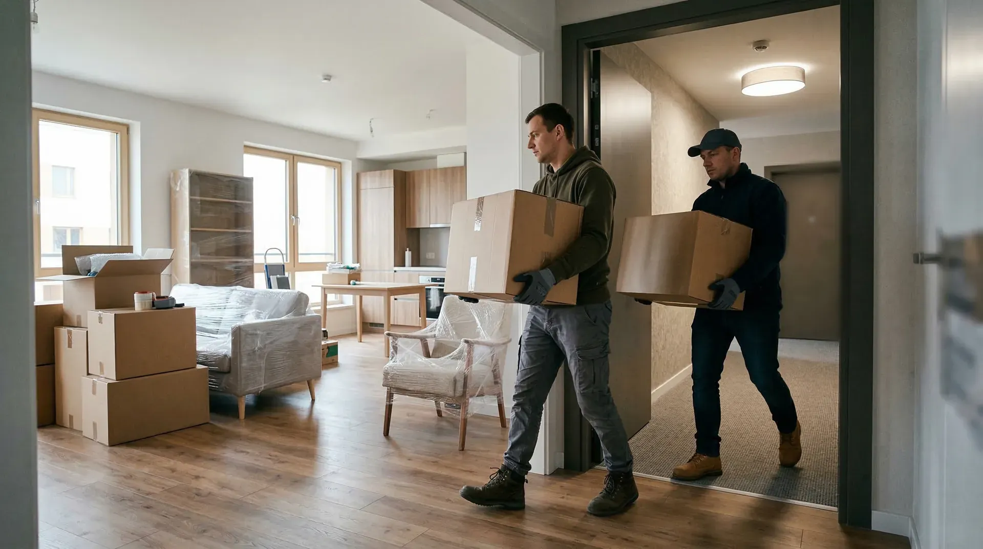 Professionelle Wohnungsentrümpelung mit sorgfältigem Abtransport